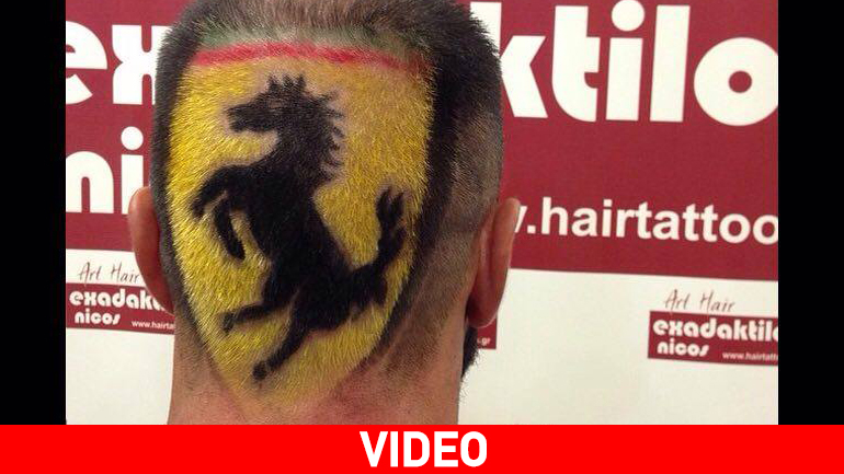 Έκανε… hairtatoo το σήμα της Ferrari (στην Ελλάδα!)